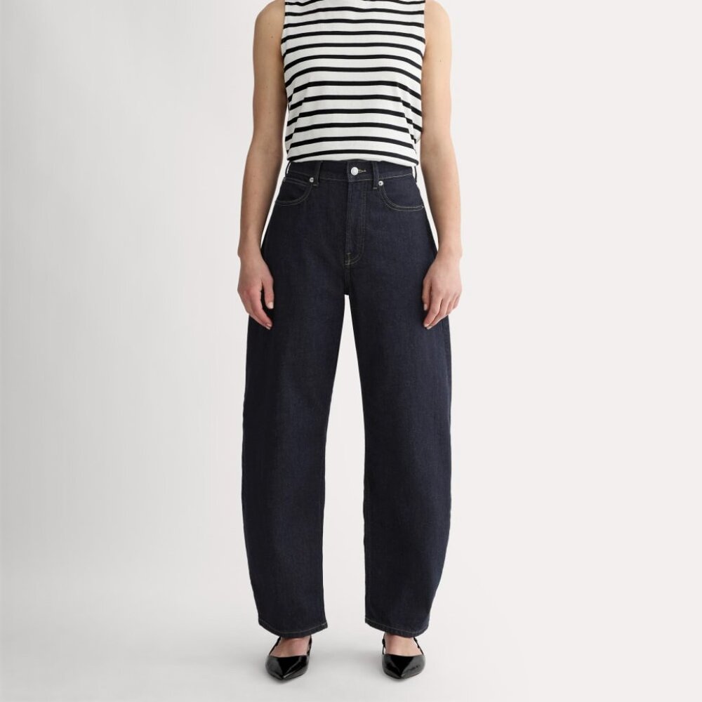 Everlane Women's Way-High® Curve Jean in Pure Blue, Size 28, Cotton